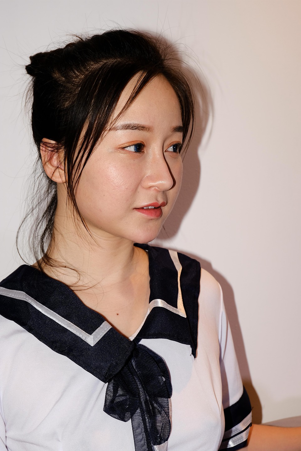 纯天然美女秀微 2019.12.23（S） 性感海军女装空姐制服诱惑