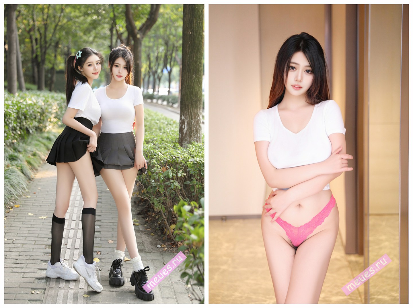 秀人网袁圆和蛋蛋宝两位大美女最新户外作品，丰腴身材妩媚姿态淋漓呈现