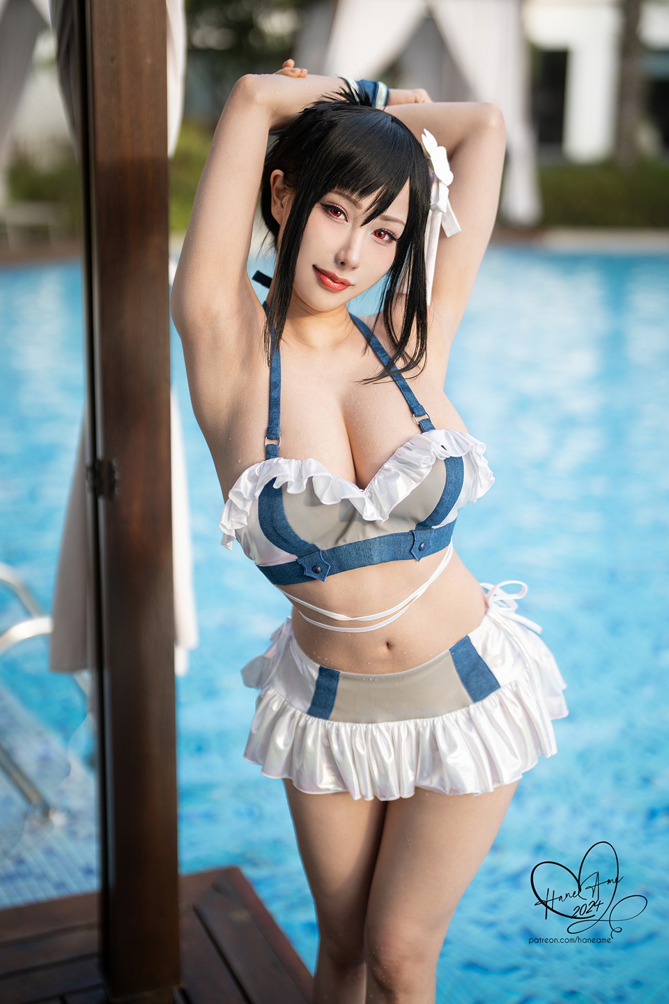 osplay 网红雨波Haneame - 2024年03月订阅 眼鏡女友 櫻花大戰