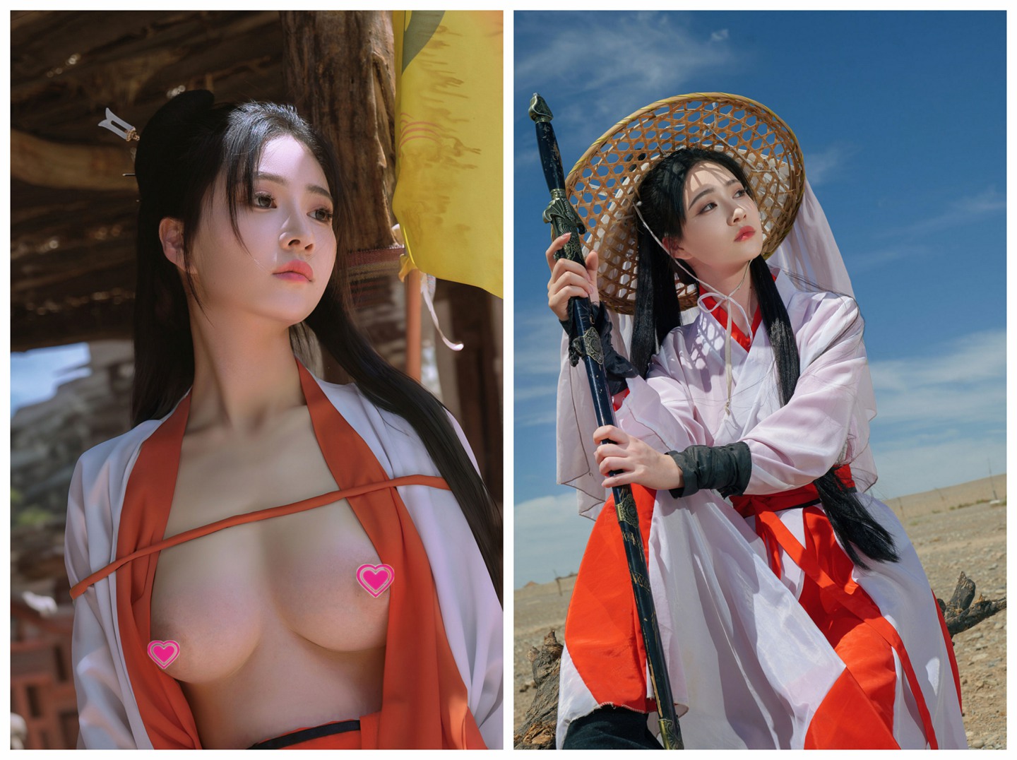 墨发三千丈：国模年年《青丝诀》视觉美学盛宴