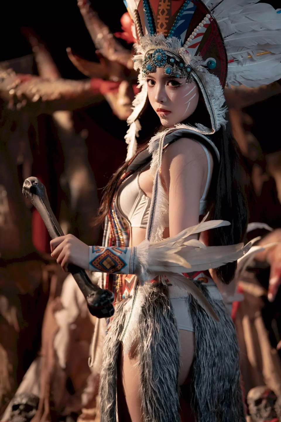 图腾之舞·异色幻境|Bangni邦尼 × 印第安紫舞龙主题跨界艺术写真集