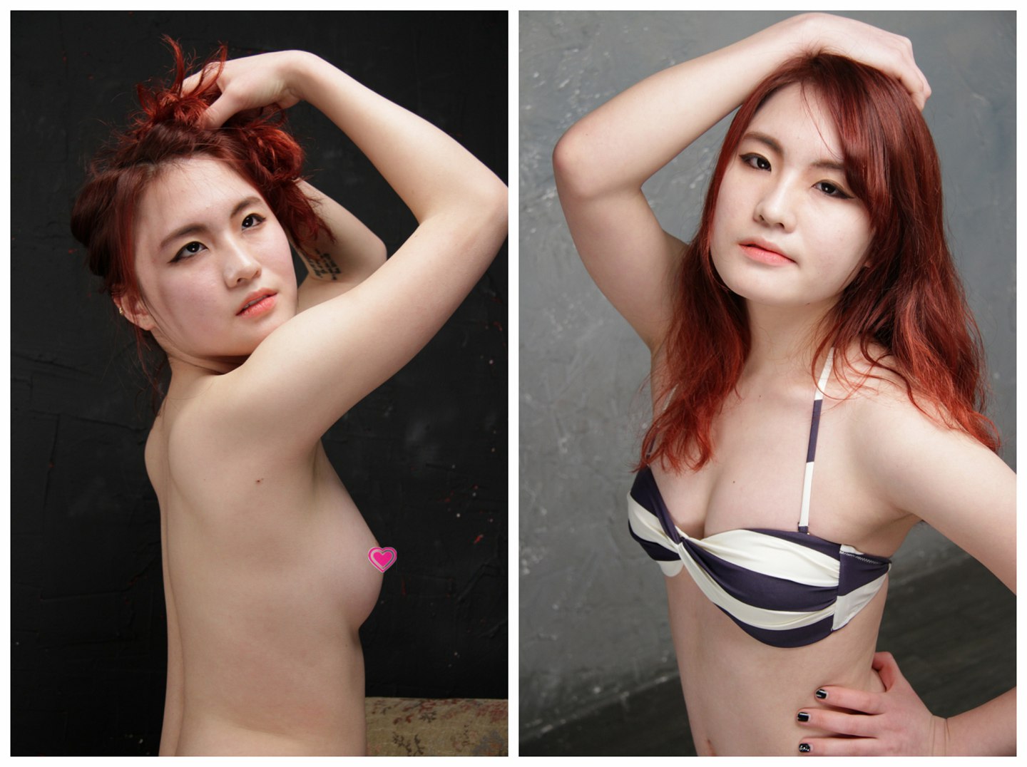 「韩系神颜」韩国模特菲林（志娜）绝美写真 - 樱桃唇×瓷白肌的视觉暴击