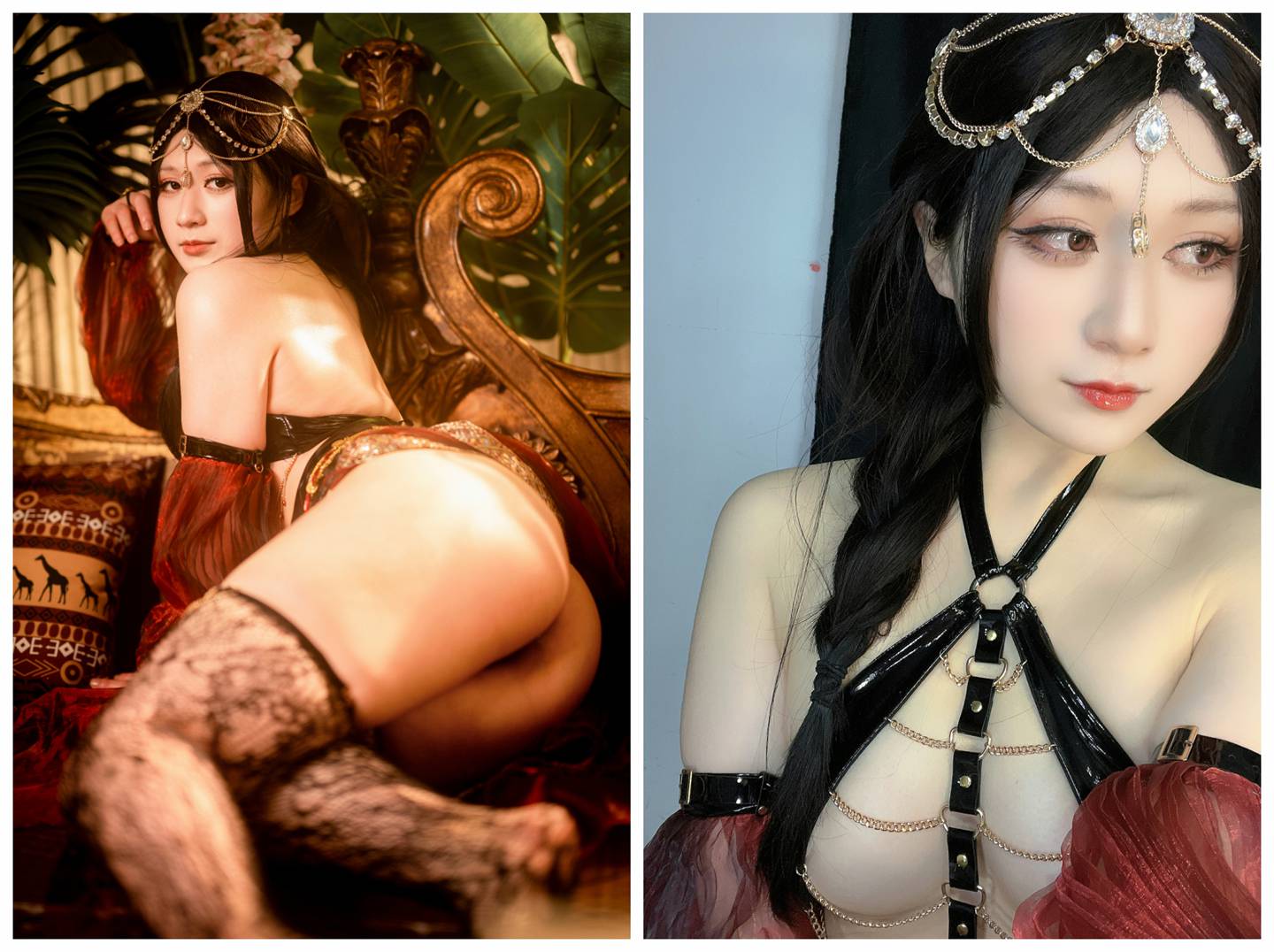 Zyra秋全新力作 异域舞娘的魅惑演绎,化身来自遥远国度的天使佳人,华丽服饰与曼妙舞姿相得益彰