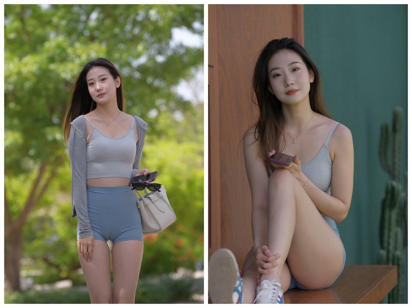 魔镜街拍：一始街拍作品 波尔多也是一种颜色 极品女神，颜值爆表