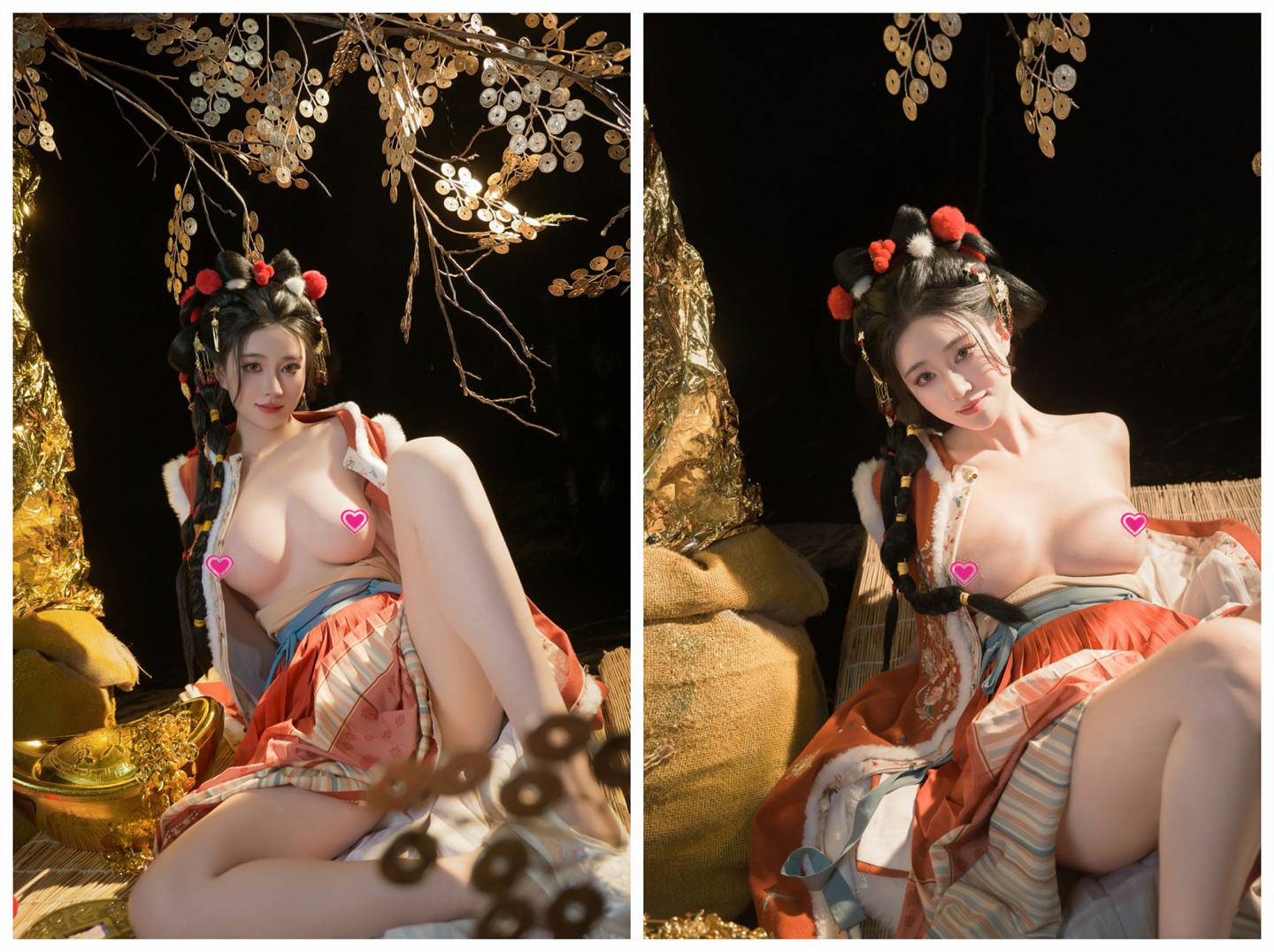 国模年年唯美写真集《25元旦》 古典中国风雅韵，清婉灵动的东方韵味