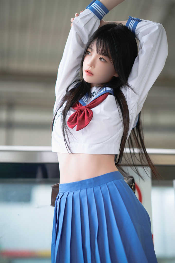 秀人网 桜桃喵 JK制服清纯写真 8套高清合集 学生制服美少女写真套图下载