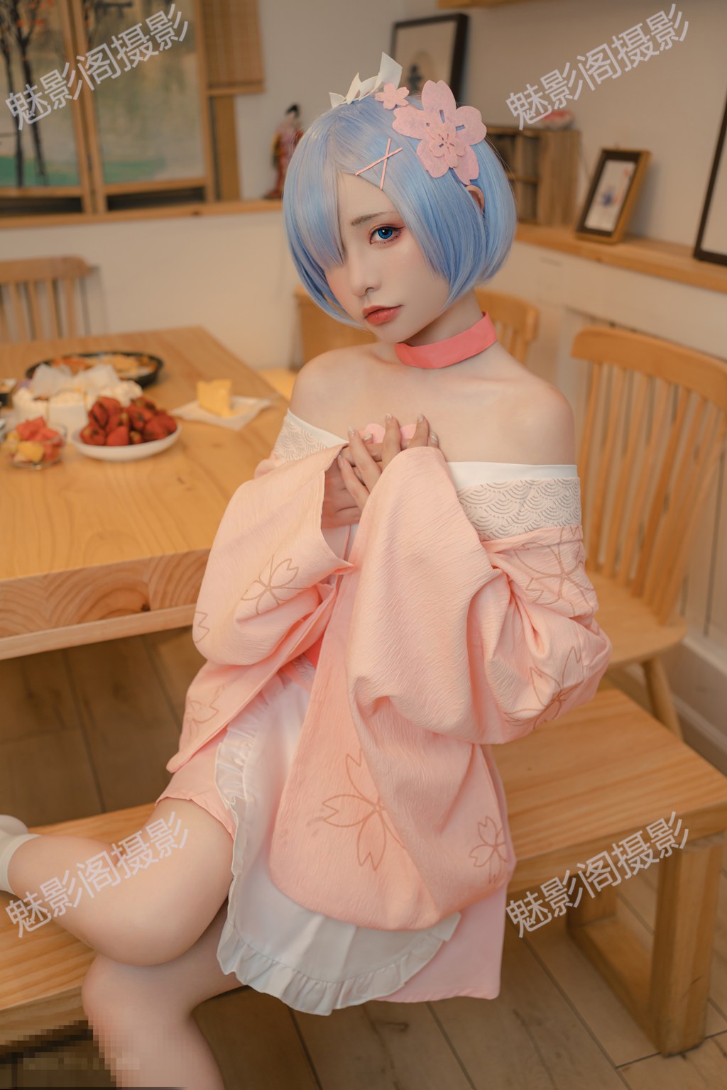 网红少女喵小吉 × 闺蜜 从零开始的女体盛宴拍摄花絮|4K 画质闺蜜女体盛宴 梦开始的 Cosplay 视觉盛宴